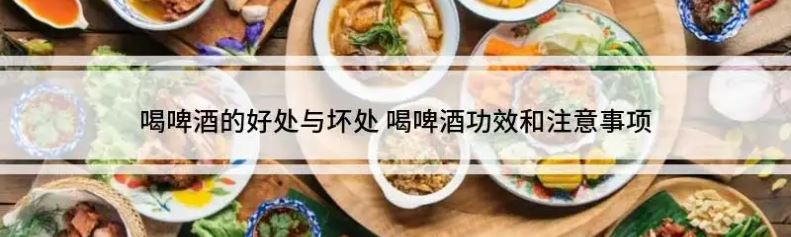 啤酒的功效与作用-啤酒的坏处和危害-用途(图1)