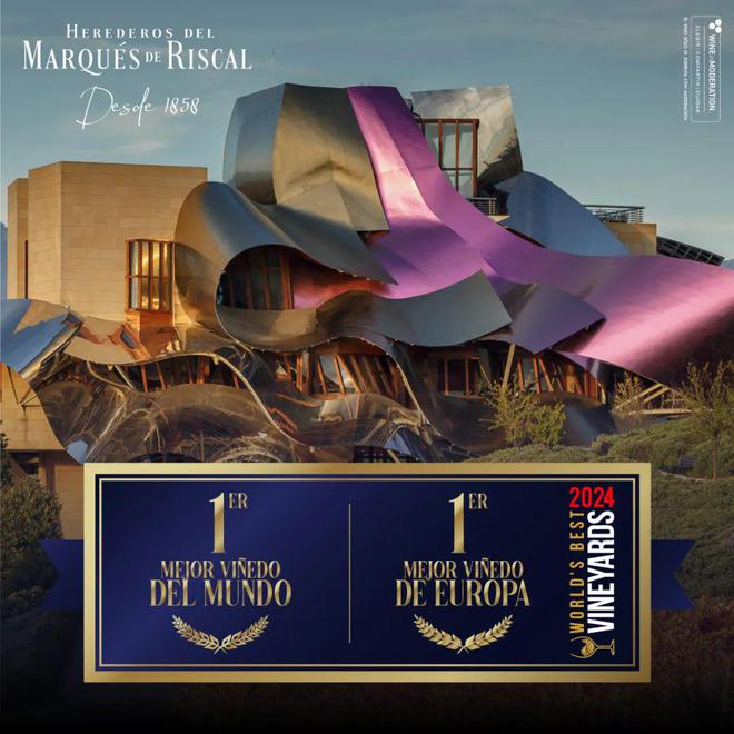 捷报西班牙瑞格尔侯爵酒庄荣登2024世界最佳葡萄园榜首！(图1)