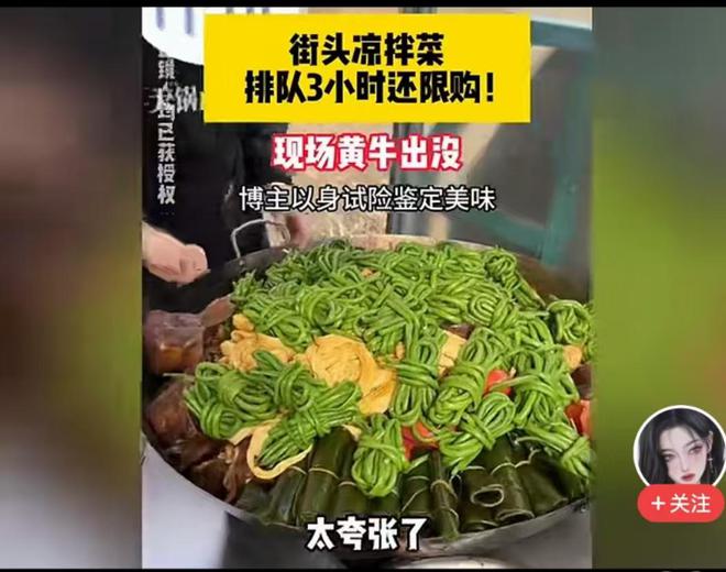买大锅卤菜还限购找黄牛买号25元一张博主排队2小时尝完崩溃(图1)