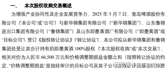 6亿收购案意外停滞引关注青岛啤酒新掌门姜宗祥的挑战与答卷(图2)
