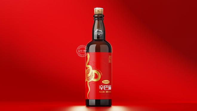 【辛巴赫x古一设计】青云之星蛇年生肖精酿啤酒包装设计(图5)